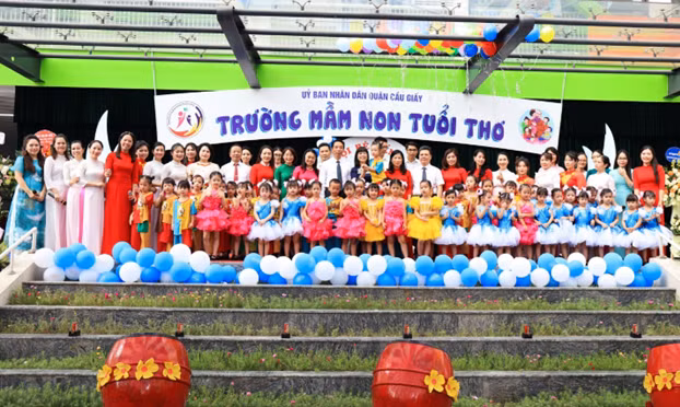 Trường cũng hướng tới xây dựng trường mầm non đạt chuẩn quốc gia, trường đã tăng cường đầu tư về cơ sở vật chất, nâng cao chất lượng chăm sóc - giáo dục đảm bảo an toàn cho trẻ cũng như nâng cao chất lượng đội ngũ theo chuẩn quy định về trình độ đào tạo. Trường cũng hướng tới xây dựng trường mầm non đạt chuẩn quốc gia, trường đã tăng cường đầu tư về cơ sở vật chất, nâng cao chất lượng chăm sóc - giáo dục đảm bảo an toàn cho trẻ cũng như nâng cao chất lượng đội ngũ theo chuẩn quy định về trình độ đào tạo.