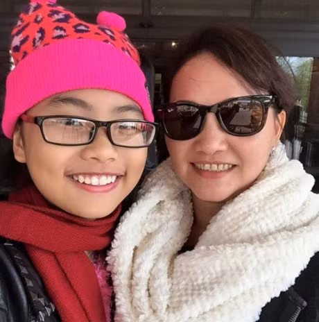 14 tuoi Phuong My Chi khoe chan dai, sap 