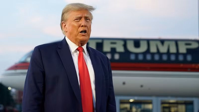 Cựu Tổng thống Mỹ Donald Trump. (Sky news)
