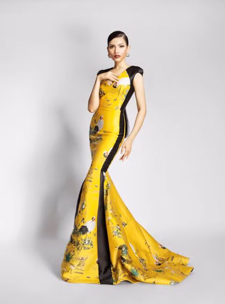 Truong Thi May dep noi bat khi do sac cung Hoa hau Trai dat 2015 Angelia Ong - Anh 5