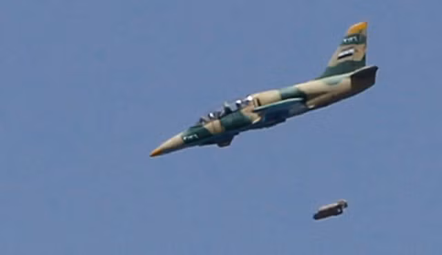 Không lực Syria không kích dữ dội vào căn cứ của khủng bố