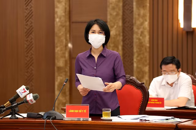 Giám đốc Sở Y tế Trần Thị Nhị Hà.