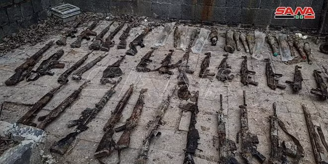 Vũ khí của khủng bố được phát hiện trong một ngôi nhà cổ.
