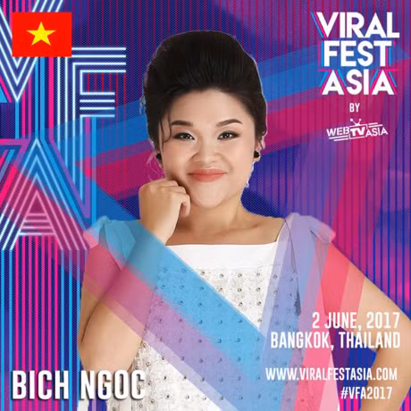 A quan Vietnam Idol Bich Ngoc dai dien Viet Nam tham du Viral Fest Asia 2017 - Anh 2