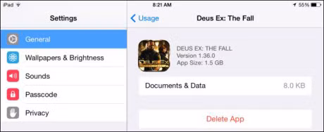 Meo giai phong nhanh khong gian luu tru cho iPhone, iPad - Anh 2