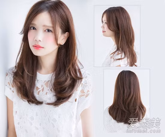  Không hẳn là tóc thẳng hay tóc uốn, kiểu xoăn rất nhẹ này luôn tạo cảm giác tự nhiên và mềm mại cho mái tóc, kết hợp với kiểu tóc là phần mái dài chia ngôi giữa để bạn phô diễn trọn vẹn gương mặt nhẹ nhàng thanh tú của mình. 