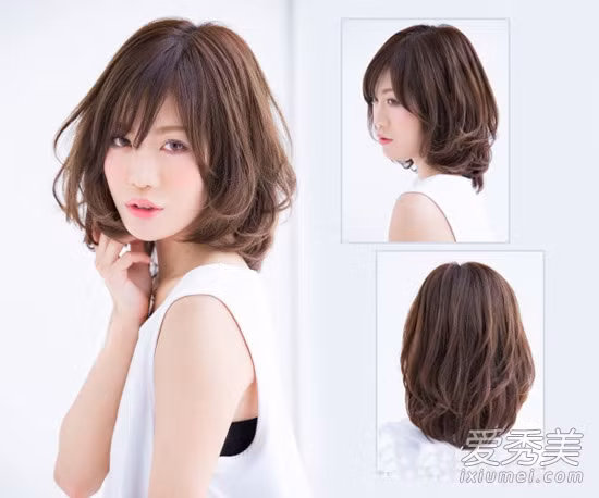  Vẫn là kiểu tóc bob chạm gáy được cắt tỉa layer nhưng các lọn được uốn nhẹ một chút tạo độ ôm vừa phải tôn mọi đường nét nhẹ nhàng thanh tú của khuôn mặt. 