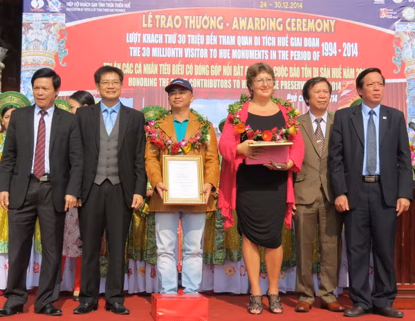 Di tích Huế chào đón du khách thứ 30 triệu 