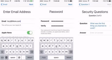 Cach tao moi tai khoan Apple ID cho iPhone hoac iPad - Anh 3