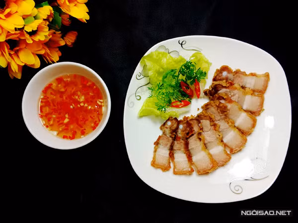 Thịt ba chỉ chiên giòn cho bữa tối ảnh 1