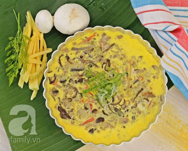 Bữa tối ngon cơm với chả trứng kiểu mới cực hấp dẫn