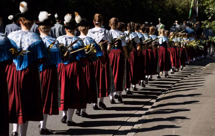 Lễ rước đuốc ở Bavaria, Đức