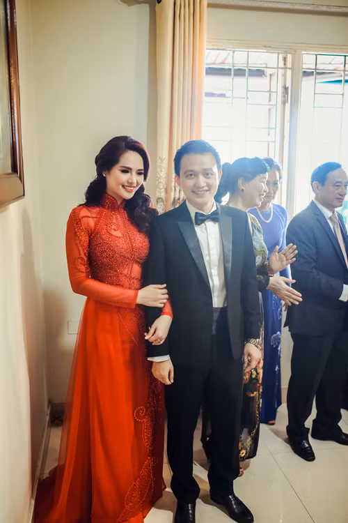 Hoa khôi Thể thao Lại Hương Thảo rạng rỡ trong lễ ăn hỏi ảnh 4