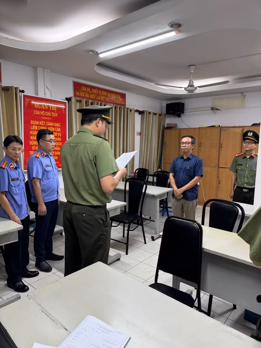 Ông Nguyễn Quang Thông thời điểm bị bắt.