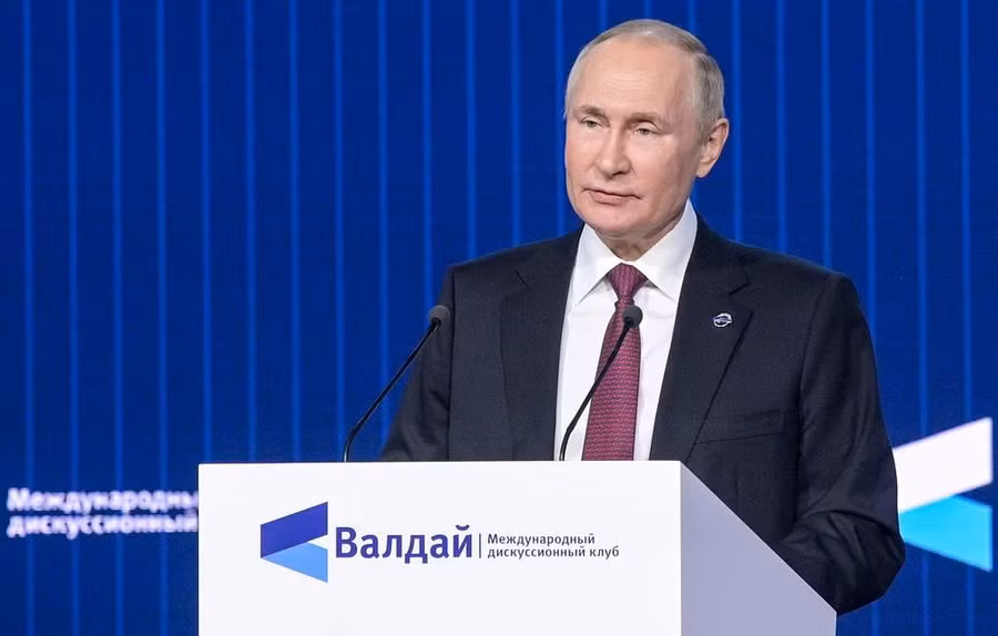 Tổng thống Putin tại cuộc họp thường niên của Câu lạc bộ Thảo luận Valdai.