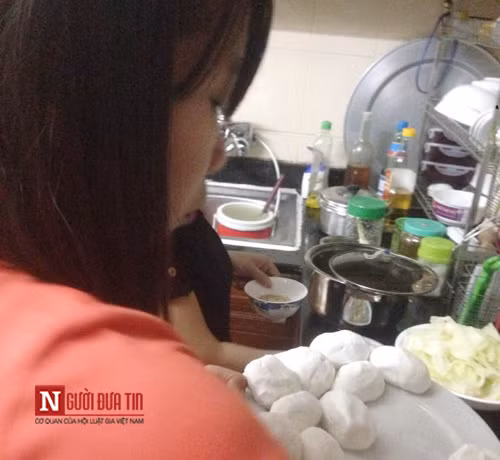 Rộn ràng Tết Hàn thực làm bánh trôi, bánh chay của gia đình trẻ - Ảnh 9