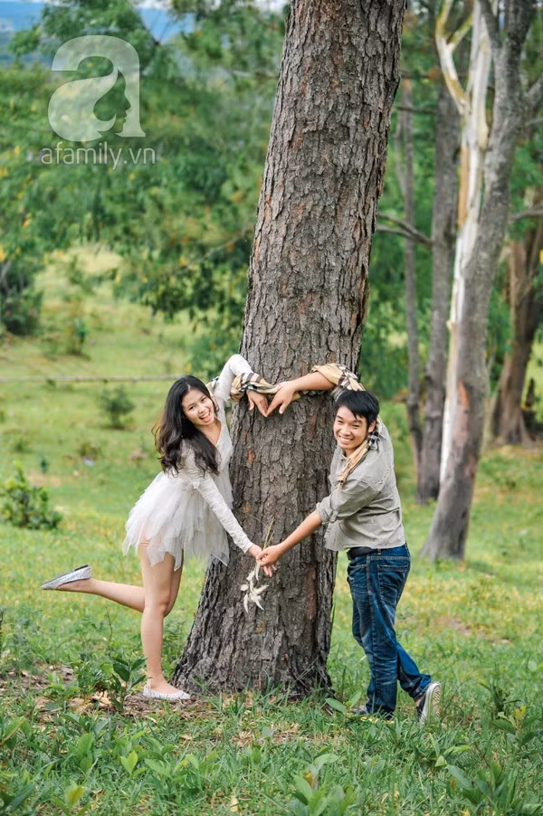 Chuyện tình và bộ ảnh cưới 3 ngày trèo đèo, lội suối chất lừ của cặp đôi mê võ thuật