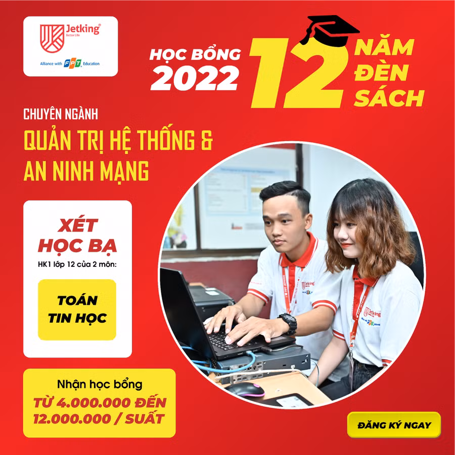 Xét điểm học bạ nhận ngay học bổng lên đến 12 triệu đồng