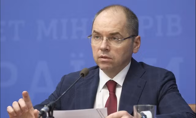 Bộ trưởng Y tế Ukraine Masksym Stepanov 