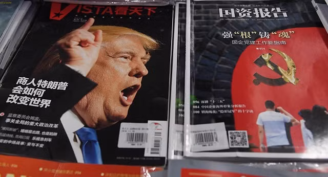 TT Trump trên bìa một tạp chí