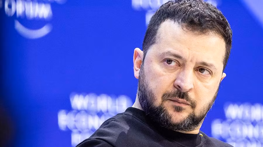 Tổng thống Ukraine Zelensky.
