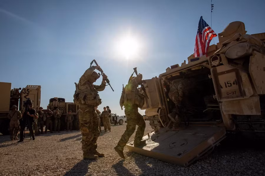 Lực lượng Mỹ ở Syria.