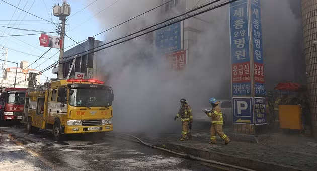 Cháy bệnh viện gây thương vong lớn ở Hàn Quốc