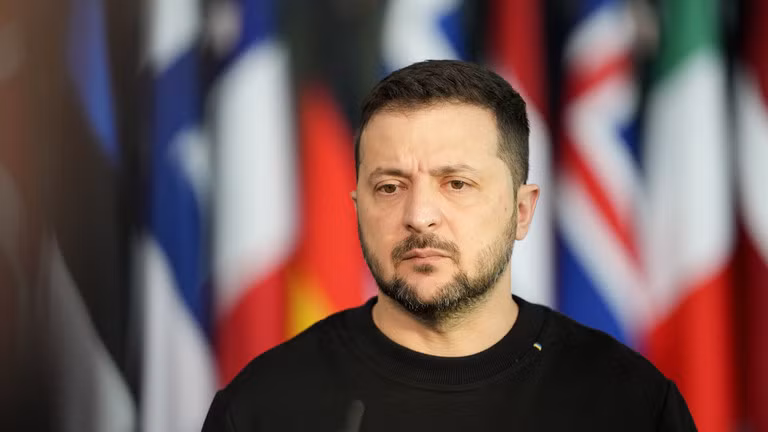 Tổng thống Ukraine Zelensky.