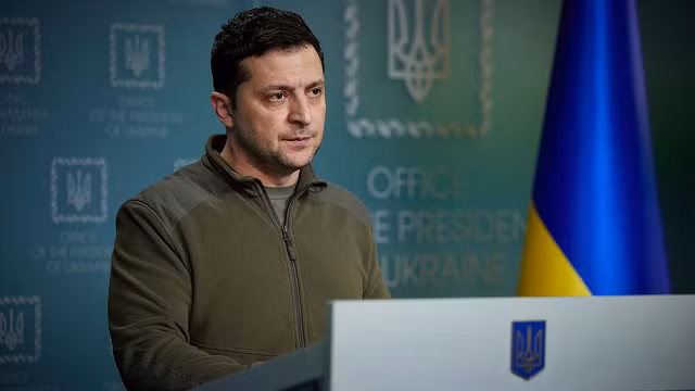 Tổng thống Ukraine Zelensky.