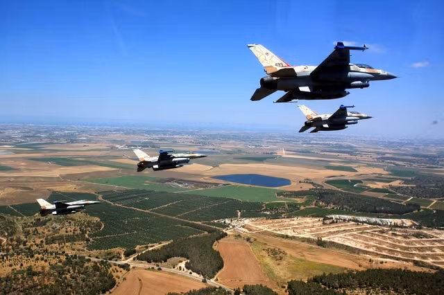 Chiến cơ của Không lực Israel.
