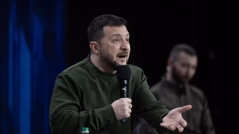 Tổng thống Ukraine Zelensky (Ảnh: Getty Images)