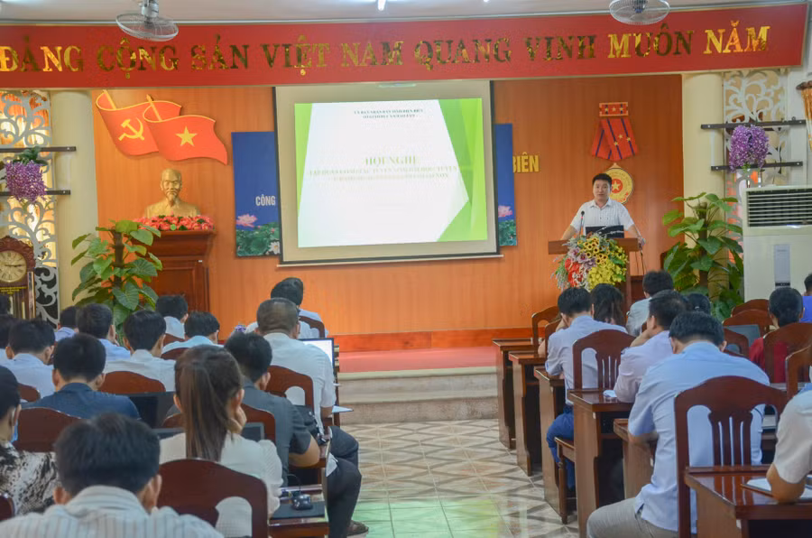 Toàn cảnh Hội nghị tập huấn.