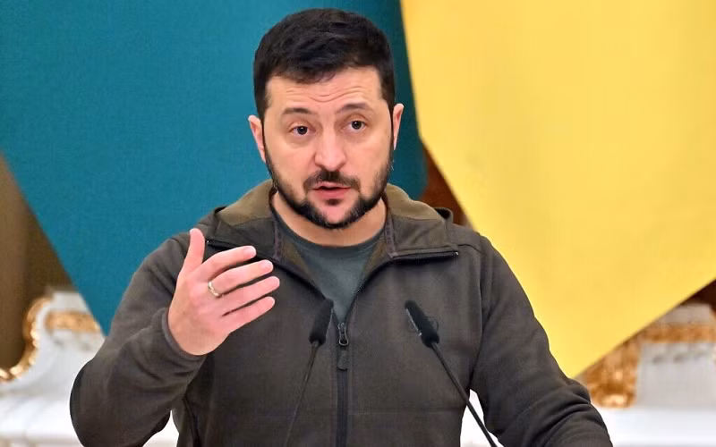 Tổng thống Ukraine Zelensky.