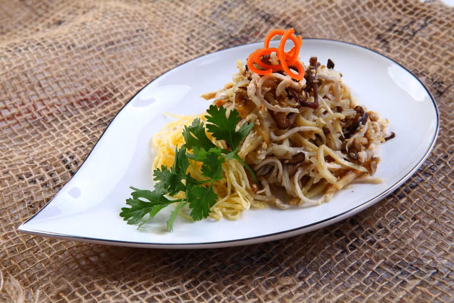 Bún trộn chay nhiều dinh dưỡng cho ngày rằm