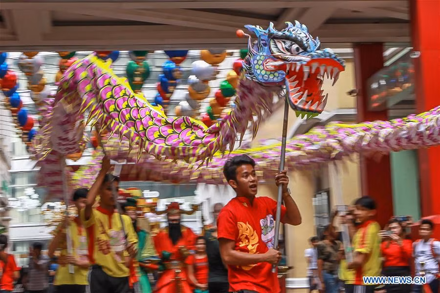 Múa rồng tại Philippines. Múa rồng tại Philippines.