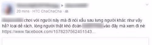 Kẻ xấu phát tán tin nhắn dưới dạng một lời trách móc làm nhiều người lo lắng bấm vào link. FB-03-4293-1426257149.jpg
