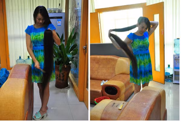 Kỷ lục chỉ có ở chị em: Tóc dài cả mét, eo thon, ngực siêu khủng