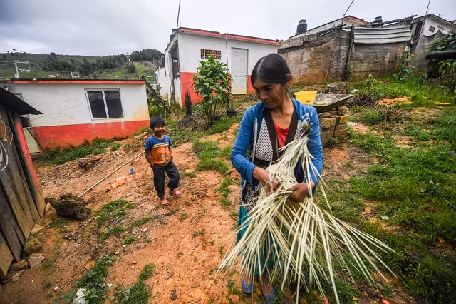 Khoảng 200 người sống trong ngôi làng, nơi có nhiều ngôi nhà trống rỗng, chủ nhân của họ đã rời đi tìm việc làm ở miền bắc Mexico hoặc qua biên giới ở Hoa Kỳ
