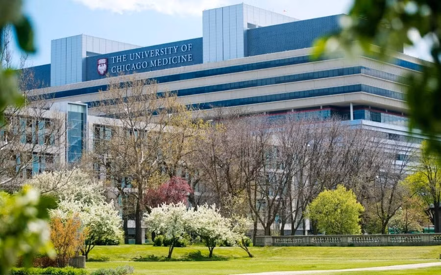 9. Đại học Chigago (Mỹ): Đây là một viện đại học nghiên cứu tư thục ở Chicago, Illinois. Viện đại học này được Hội Giáo dục Baptist Hoa Kỳ thành lập vào năm 1890 với khoản tiền hiến tặng từ tỉ phú đầu lửa John D. Rockefeller. Thư viện của nhà trường trông giống như một quả trứng thủy tinh khổng lồ và thoạt nhìn tưởng chừng nhưng không có quyển sách nào. Trong thực tế, sách nằm chìm dưới lòng đất và có những con robot sẵn sàng mang sách cho bạn đọc.