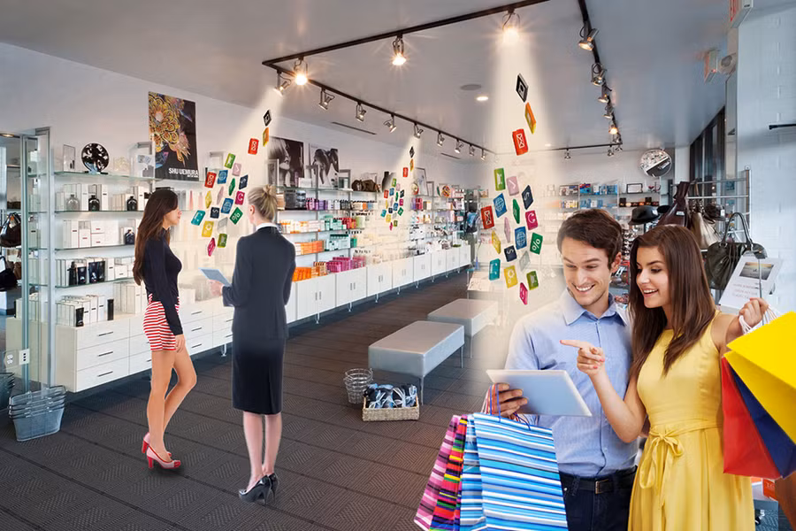 Shops.