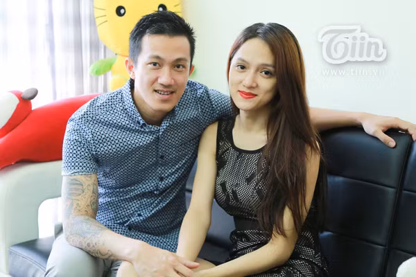 Hương Giang và bạn trai Criss Lai.