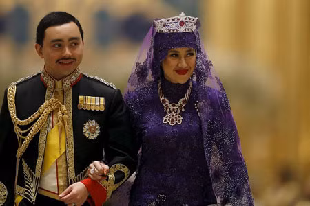 Đám cưới vàng của hoàng gia Brunei