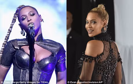 Beyonce bieu dien voi mot ben tai chay mau - Anh 3