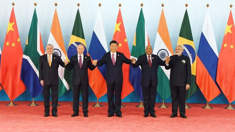 Đại diện các thành viên khối BRICS