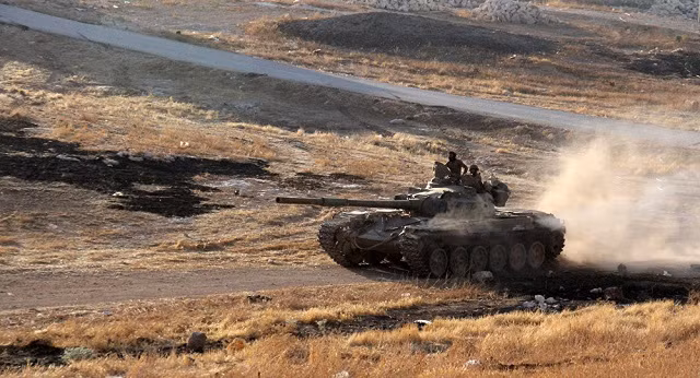 Xe tăng của phiến quân tại Syria