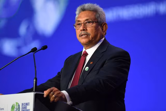 Tổng thống Sri Lanka Gotabaya Rajapaksa.
