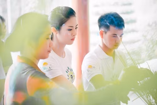 Ngọc Hân, Xuân Bắc trồng cây ở ngã ba Đồng Lộc - ảnh 5