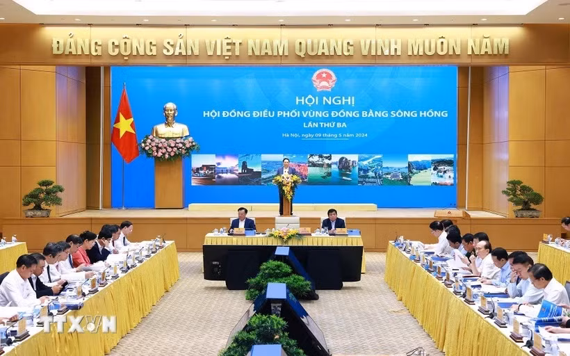 Thủ tướng Phạm Minh Chính phát biểu chỉ đạo hội nghị. (Ảnh: Dương Giang/TTXVN) 