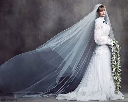 Cô dâu đẹp ngất ngây với muôn kiểu voan đội đầu ảnh 5 - 5