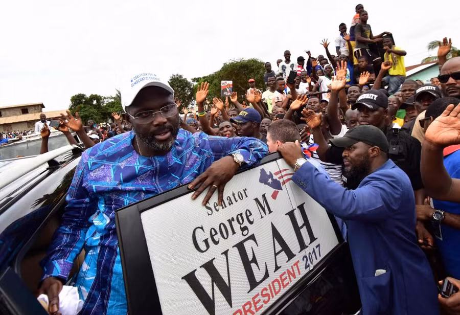 Những người vận động bầu cử cho George Weah